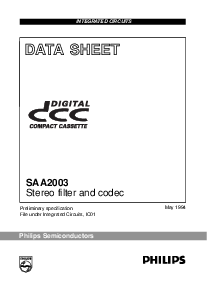 浏览型号SAA2003的Datasheet PDF文件第1页