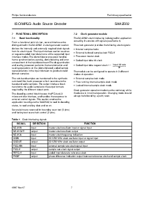浏览型号SAA2502H的Datasheet PDF文件第7页