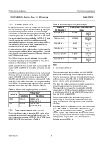 浏览型号SAA2502H的Datasheet PDF文件第8页