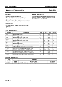 浏览型号SAA4960的Datasheet PDF文件第2页