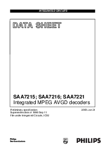 浏览型号SAA7215HS的Datasheet PDF文件第1页