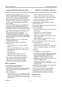 浏览型号SAA7215HS的Datasheet PDF文件第3页