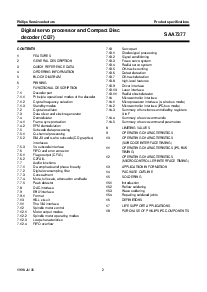 浏览型号SAA7377GP的Datasheet PDF文件第2页