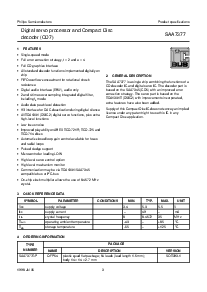 浏览型号SAA7377GP的Datasheet PDF文件第3页