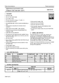 浏览型号SAA7370的Datasheet PDF文件第3页