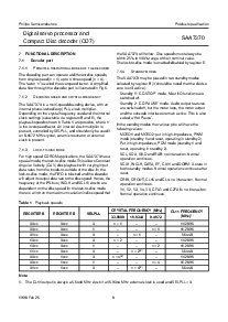 浏览型号SAA7370的Datasheet PDF文件第8页