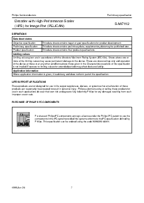 浏览型号SAA7112的Datasheet PDF文件第7页