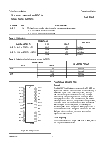 浏览型号SAA7367的Datasheet PDF文件第5页