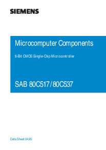 浏览型号SAB80C537-N的Datasheet PDF文件第1页