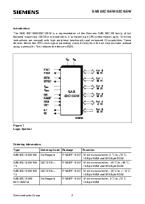 浏览型号SAB80C166W的Datasheet PDF文件第2页