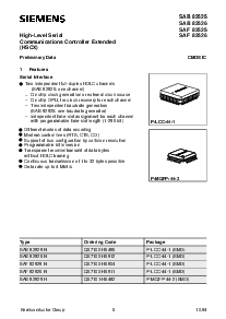 浏览型号SAF82525的Datasheet PDF文件第6页