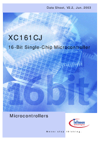 浏览型号SAF-XC161CJ-16F40F的Datasheet PDF文件第1页