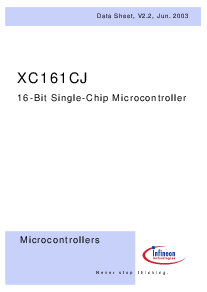 浏览型号SAF-XC161CJ-16F40F的Datasheet PDF文件第3页