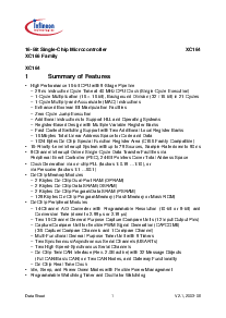 浏览型号SAF-XC164CS-16F20F的Datasheet PDF文件第5页