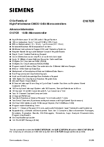 浏览型号SAK-C167CR-LM的Datasheet PDF文件第4页