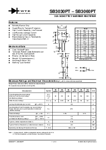 浏览型号SB3040PT的Datasheet PDF文件第1页