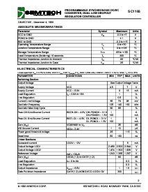 浏览型号SC1166CSW的Datasheet PDF文件第2页