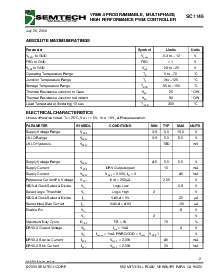 浏览型号SC1146CSW.TR的Datasheet PDF文件第2页