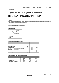 浏览型号DTC124GSA的Datasheet PDF文件第1页