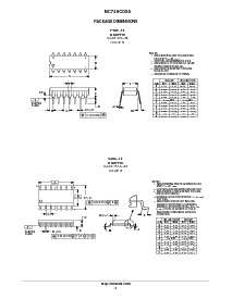 浏览型号MC74HC00ANG的Datasheet PDF文件第5页