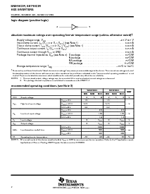 浏览型号SN74HC04DT的Datasheet PDF文件第2页