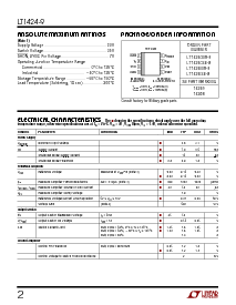 浏览型号LT1424IS8-9的Datasheet PDF文件第2页