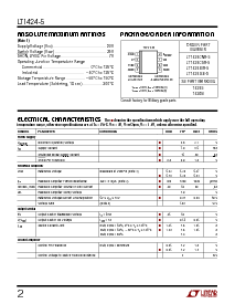 浏览型号LT1424IS8-5的Datasheet PDF文件第2页