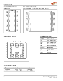 浏览型号IS62LV1024LL-70TI的Datasheet PDF文件第2页