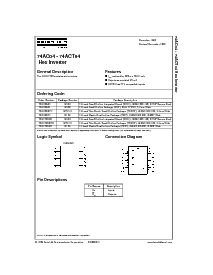 浏览型号74AC04MTC的Datasheet PDF文件第1页