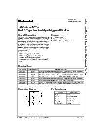 浏览型号74ACT74MTC的Datasheet PDF文件第1页