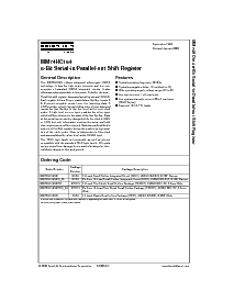 浏览型号MM74HC164MX_NL的Datasheet PDF文件第1页