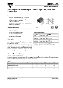 浏览型号4N32-X007的Datasheet PDF文件第1页