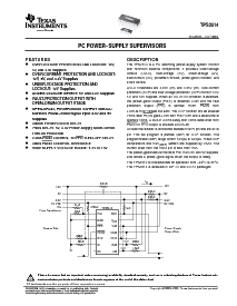 浏览型号TPS3514NE4的Datasheet PDF文件第1页