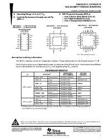 浏览型号SN74AHC14NSR的Datasheet PDF文件第1页