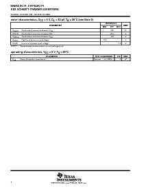 浏览型号SN74AHC14NSR的Datasheet PDF文件第4页