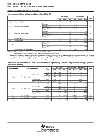 浏览型号SN74HC164PWT的Datasheet PDF文件第4页