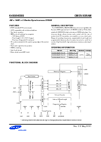 浏览型号K4S561632B-TC/L1L的Datasheet PDF文件第3页