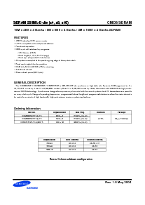浏览型号K4S561632E-TC75的Datasheet PDF文件第3页