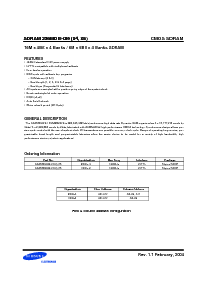 浏览型号K4S561632E的Datasheet PDF文件第3页