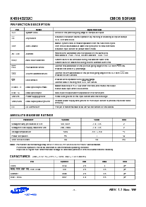 浏览型号K4S643232C-TC/L55的Datasheet PDF文件第5页