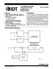 浏览型号IDT71V124SA10Y的Datasheet PDF文件第1页
