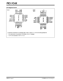 浏览型号PIC17C44T-08I/P的Datasheet PDF文件第2页