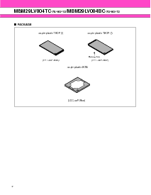 浏览型号MBM29LV004TC-90PTN的Datasheet PDF文件第2页