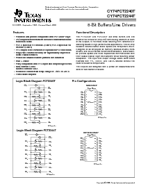浏览型号CY74FCT2244TQCT的Datasheet PDF文件第1页