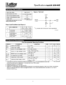 浏览型号ispLSI2064VE-100LT100的Datasheet PDF文件第4页