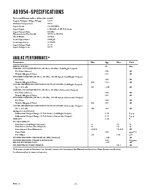 浏览型号AD1954YST的Datasheet PDF文件第3页