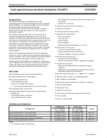 浏览型号SCC2692AE1A44的Datasheet PDF文件第2页