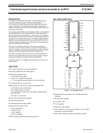 浏览型号SCC2691AC1D24的Datasheet PDF文件第2页