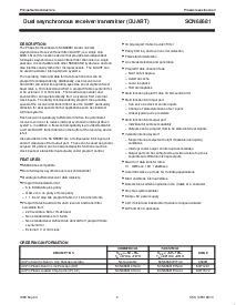 浏览型号SCN68681C1A44的Datasheet PDF文件第2页