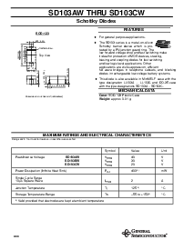 浏览型号SD103AW的Datasheet PDF文件第1页